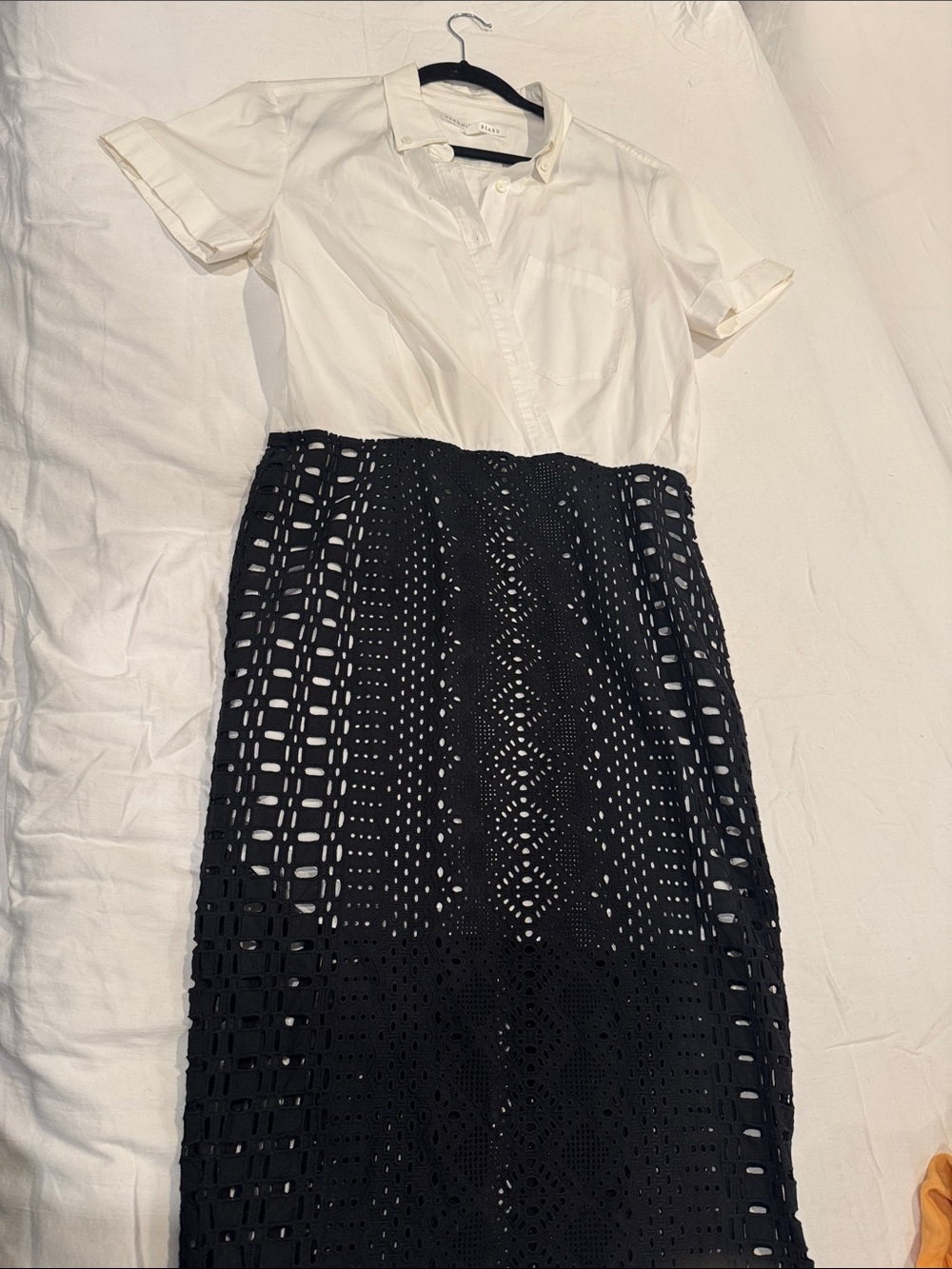 Authentic Veronica Beard Luxury Asymmetrical Mixed-Media Dress